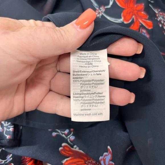 Madewell Cami Wrap Dress in Windblown‎ Poppies - Picture 7 of 8